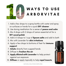 Load image into Gallery viewer, dōTERRA Arborvitae Essential Oil - 5ml