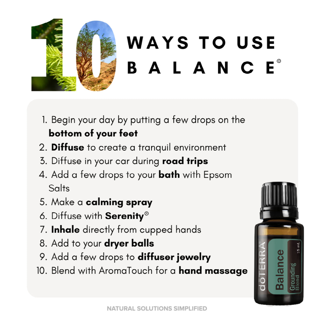 dōTERRA Balance® - 15ml – Essential Oil Shop CA