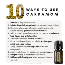 Load image into Gallery viewer, dōTERRA Cardamom Essential Oil - 5ml