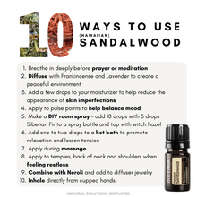 Load image into Gallery viewer, dōTERRA Sandalwood (Hawaiian) Essential Oil - 5ml
