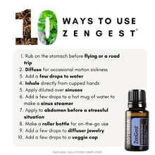 Load image into Gallery viewer, dōTERRA ZenGest® Supportive Blend - 15ml