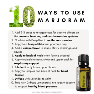 dōTERRA Marjoram Essential Oil - 15ml