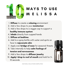 Load image into Gallery viewer, dōTERRA Melissa Essential Oil - 5ml