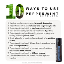 Load image into Gallery viewer, dōTERRA Peppermint Essential Oil Beadlets